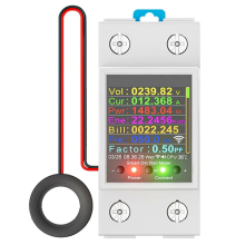 Compteur d'énergie intelligent Tuya WiFi sur rail DIN