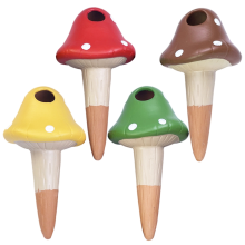 Irrigation goutte à goutte, arrosage automatique de jolis champignons