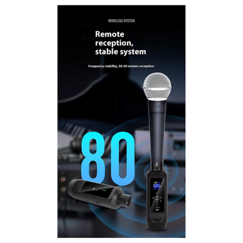 New 48V Microphone Transmitter Receiver Wired Instrument Condenser 2