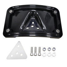Curved Laydown License Plate Bracket for Fat Bob Super Glide