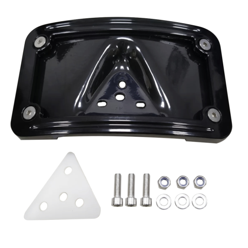 Supporto per targa curvo per Fat Bob Super Glide