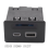 Porta USB per scheda SD della console centrale dell'auto Hub USB per 2