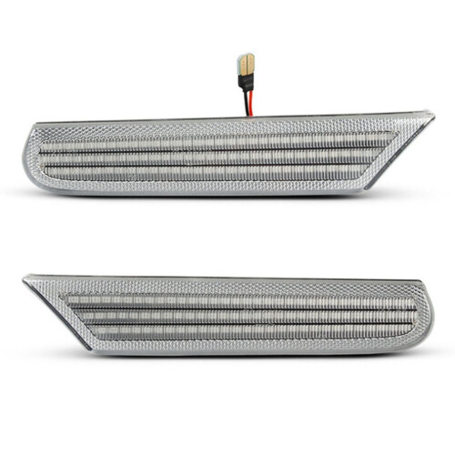 2 luces LED de posición lateral transparentes