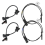 4 Pcs ABS Wheel Speed Sensor for Terrain 2.4L 3.6L 2010-2017 2