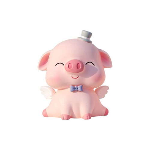 Κουμπαράς Piggy Bank Ροζ Βάζο από Ρητίνη για Παιδιά, Διακοσμητ