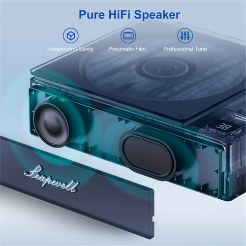 Με ραδιόφωνο FM, USB, AUX, οπτική λειτουργία, τηλεχειριστήριο με επαναφορτιζόμε 2