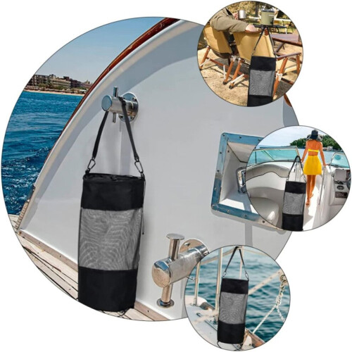 Φορητή σακούλα απορριμμάτων από πλέγμα 26x64cm για διαχείριση απορριμμά 2