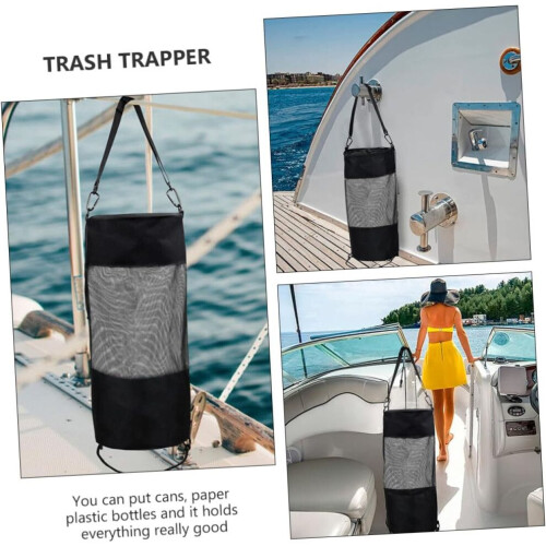 Φορητή σακούλα απορριμμάτων από πλέγμα 26x64cm για διαχείριση απορριμμά 1
