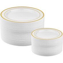 25 piatti piani e 25 piatti da insalata Piatti usa e getta per
