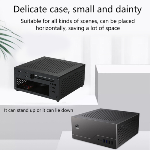 Case per computer ITX, HTPC per computer, case ITX, chassis di piccole dimensioni 2