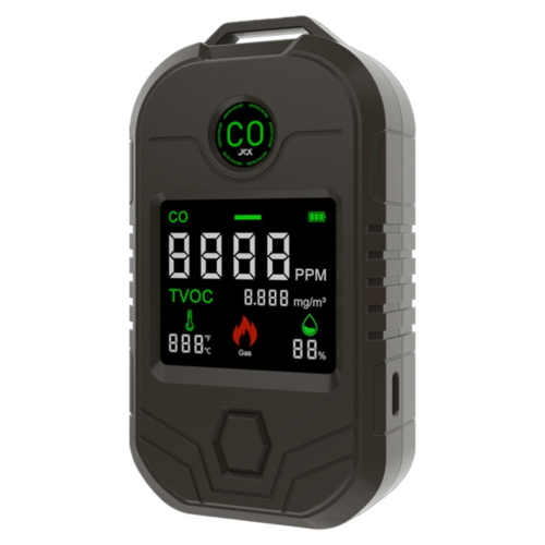 4 in 1 CO Detector Temperature Humidity Flashlight