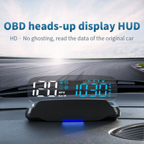 C7B Obd2 Car Hud HeadUp Display Car Smart Gauge Display 2
