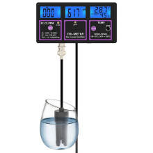 PH-116 Misuratore di pH digitale 6 in 1 per la qualità dell'acqua, con spina europea.