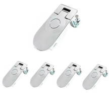 Silver Compression Latch Lock Trigger Latch for RV Trailer Truck Boat, Adjustable Lever, Keyless MS609-21,