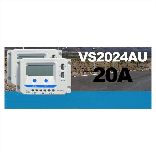 20A PWM Solar Charge Controller Auto Identify Battery 1