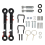 Car Modifucation Adjustable Front Swing Link Kit for JK 1