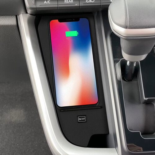 Car Wireless Charger Panel Center Console Holder for Toyota 1