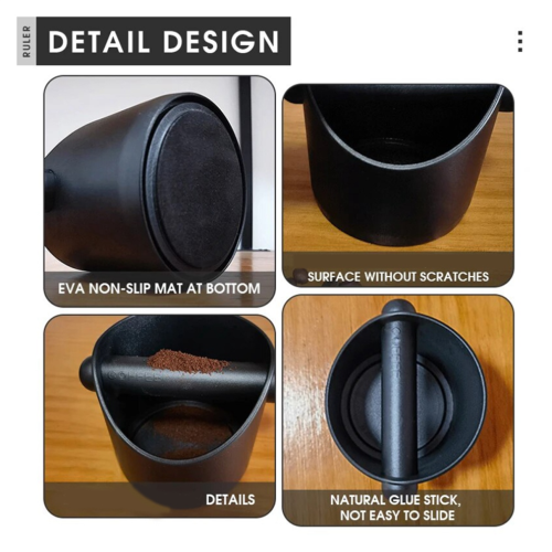 Coffee Knock Box Espresso Dump Bin For Coffee Grounds 2