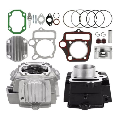 Kit pistone testa cilindro moto da 52,4 mm 2