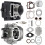 Kit pistone testa cilindro moto da 52,4 mm 2