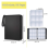 Raccoglitore per carte a 9 tasche, nero 1