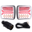 1 Set 12V 24V Wireless Magnetic LED Tail Light Trailer EU Plug 2