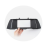 Car Center Console Display Panel Frame Display Trim Panel for BMW 2