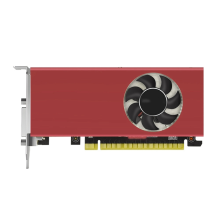 Scheda grafica dedicata GT740 DDR5 con porta VGA e DVI compatibili.