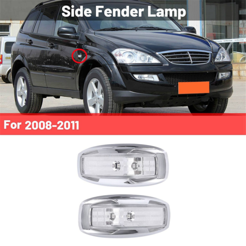 Bil LED-sidoljus Sidorepeater Signallampa Sidomarkering 2