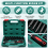 Extender Ratchet Torque Socket Auto Repair Toolbox Socket Wrench Set 4