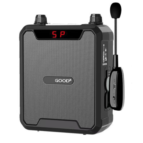 30W Portable IPX6 Waterproof Voice Amplifier with Wireless Microphone