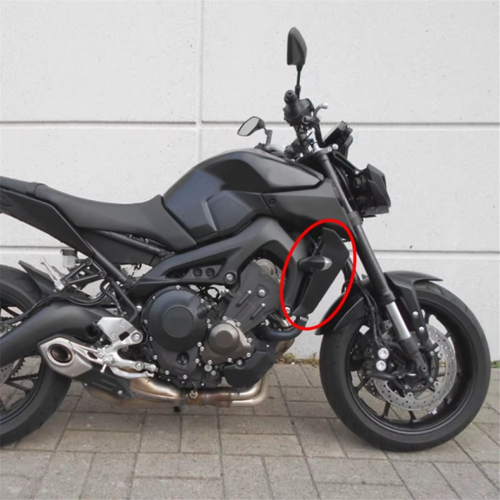 Protection latérale de radiateur pour Yamaha MT-09 MT09 2017-2020 1