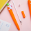 100 penne a sfera Carrot Bunny per ufficio e scuola 4