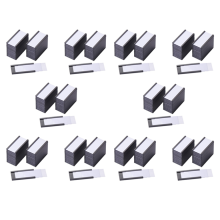 50 porte-étiquettes magnétiques avec porte-cartes de données (1 x 2 pouces)