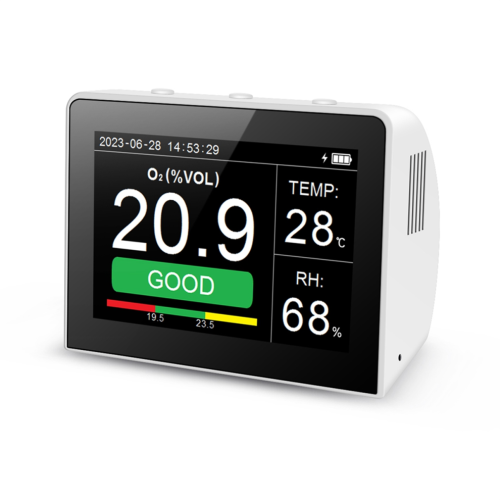 Handheld Oxygen Concentration Detector Temperature and Humidity