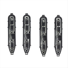 4Pcs Rear Tail Light Circuit Board for Peugeot Partner for Citroen