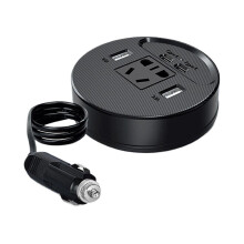 Inverter di potenza per auto, adattatore caricatore USB multiporta, convertitore di potenza portatile