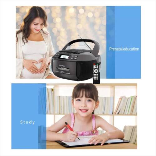 Multifunctional Portable CD Player FM AM Tape EU PLUG 1