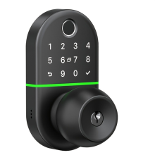 Poignée de serrure intelligente avec empreinte digitale et code d'accès pour la porte d'entrée