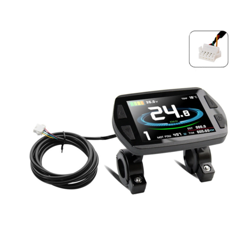 KT-8YU KT Ebike Ebike Display Meter 24V 36V 48V SM Connection