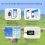 Soil sensor temperature humidity PH value salt RS485 detector 4
