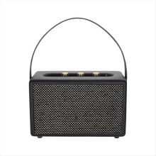 Ammattimaiset kannettavat langattomat vintage-Bluetooth-kaiuttimet USB musta