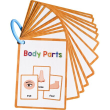 Schede didattiche per imparare le parti del corpo per bambini, materiali didattici per bambini autistici,
