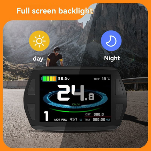 KT-8YU KT Ebike Ebike Display Meter 24V 36V 48V SM Connection 1