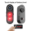 Caméra pour vélo avec feu arrière, résolution 1080p HD, angle de vision de 150 4