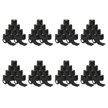 24 Rollen selbstklebende, nicht gewebte Verbandsmaterialien, 5 cm x 4,5 m, schwarz