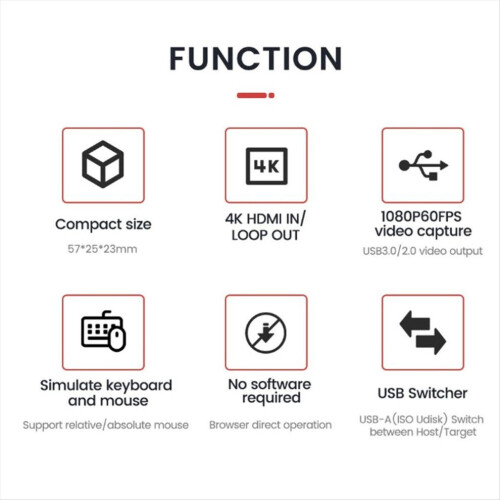 NanoKVM USB NanoKVM-USB-Tool-Kit per server/SBC NanoKVM-USB 1