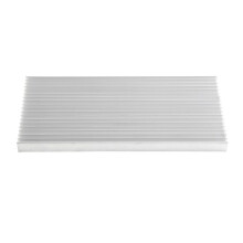 Aluminium Heat Sink for High Performance LED Lights, 300 x 140 x 20 mm, Compatible with Transistors