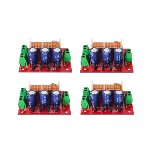 2 Way Audio Adjustment Tweeter Bass Speakers Filter Frequency Divider