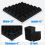 12Pcs Soundproof Foam Panels, for Wall,Studio, Home and Office 4